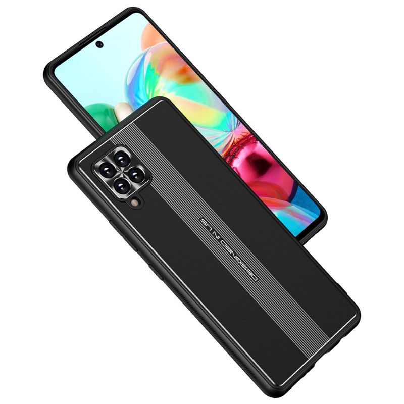 Kryt Na Samsung Galaxy A42 5g Kovový Efekt A Integrovaný Magnet