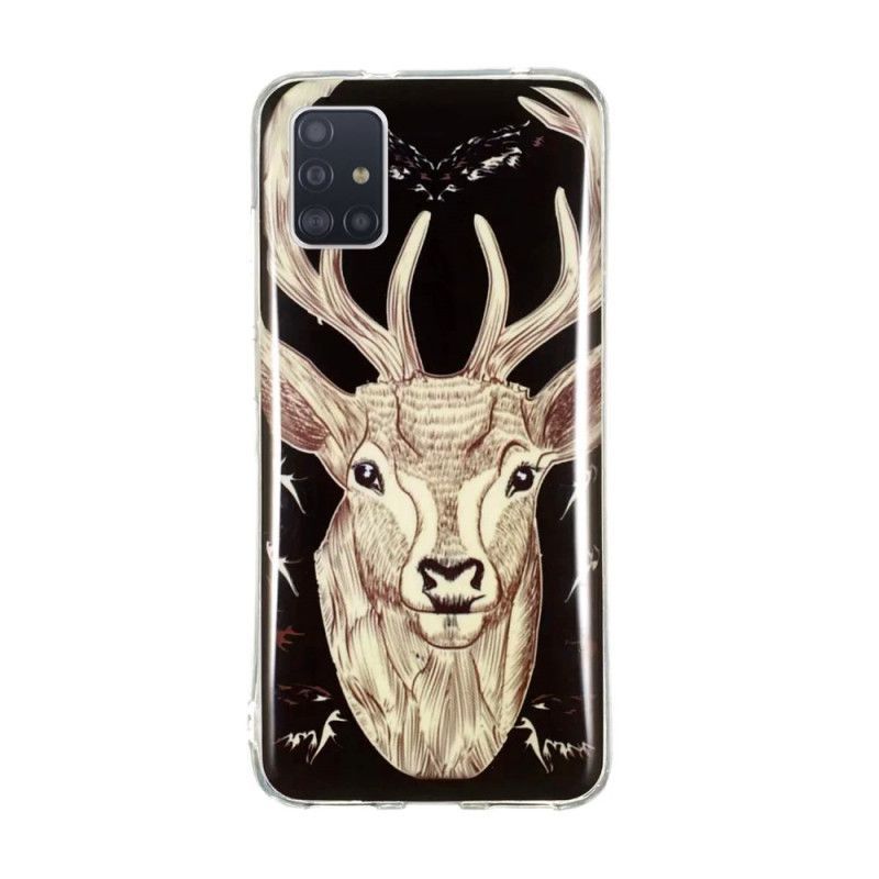 Kryt Na Samsung Galaxy A51 5g Fluorescentní Majestátní Jelen