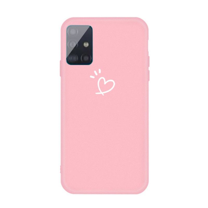 Kryt Na Samsung Galaxy A51 Silikon Pro Tepající Srdce