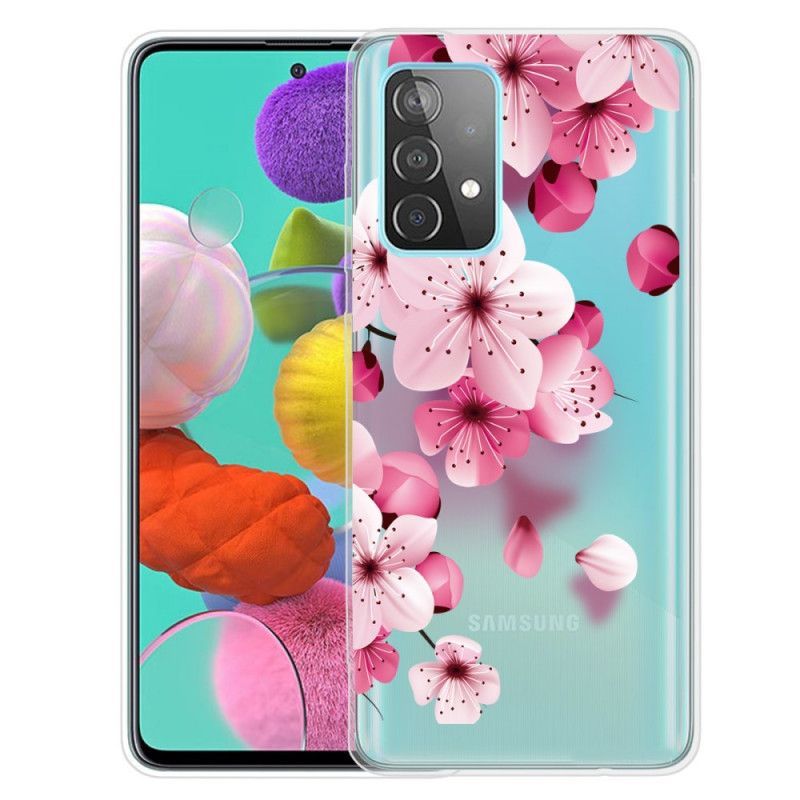 Kryt Na Samsung Galaxy A52 4g / A52 5g Malé Růžové Květy