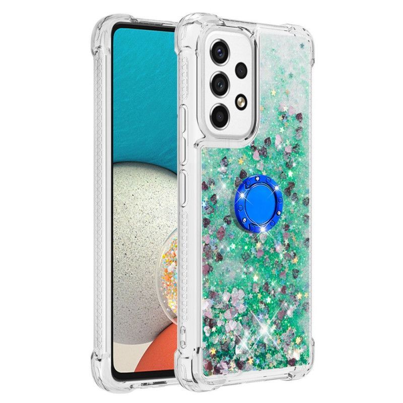 Kryt Na Samsung Galaxy A53 5G Flitry S Kroužkovou Podporou