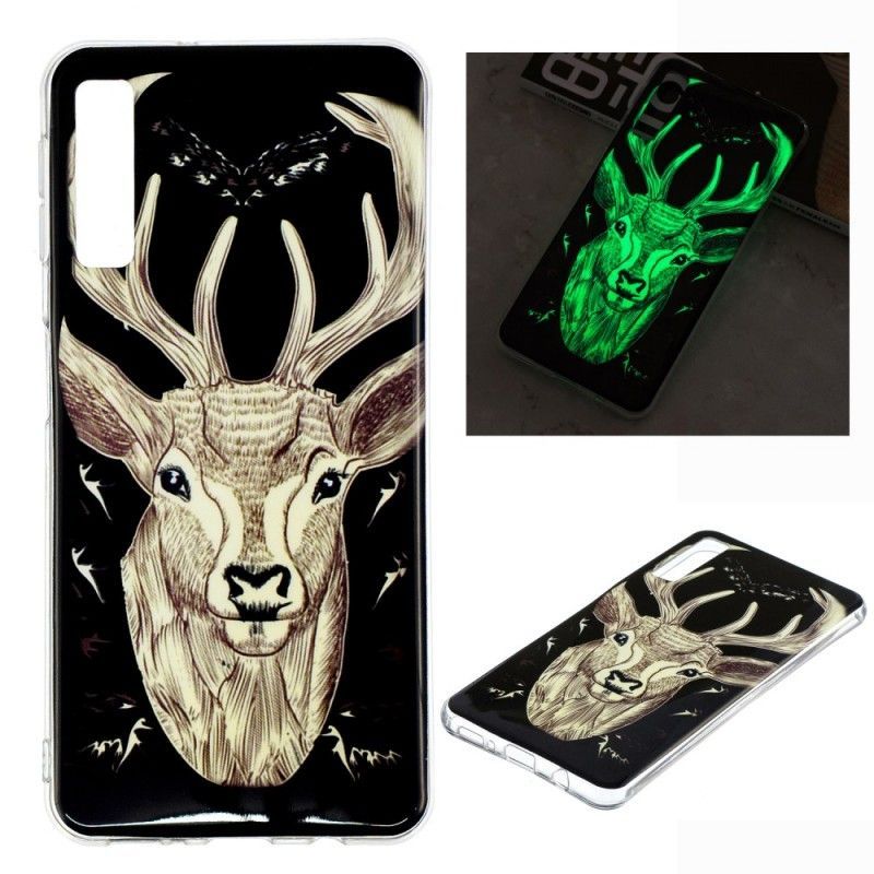 Kryt Na Samsung Galaxy A7 Fluorescentní Majestátní Jelen