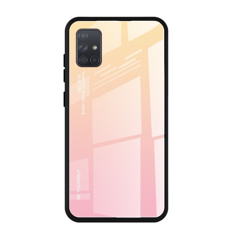 Kryt Na Samsung Galaxy A71 Tvrzené Sklo Buďte Sami Sebou