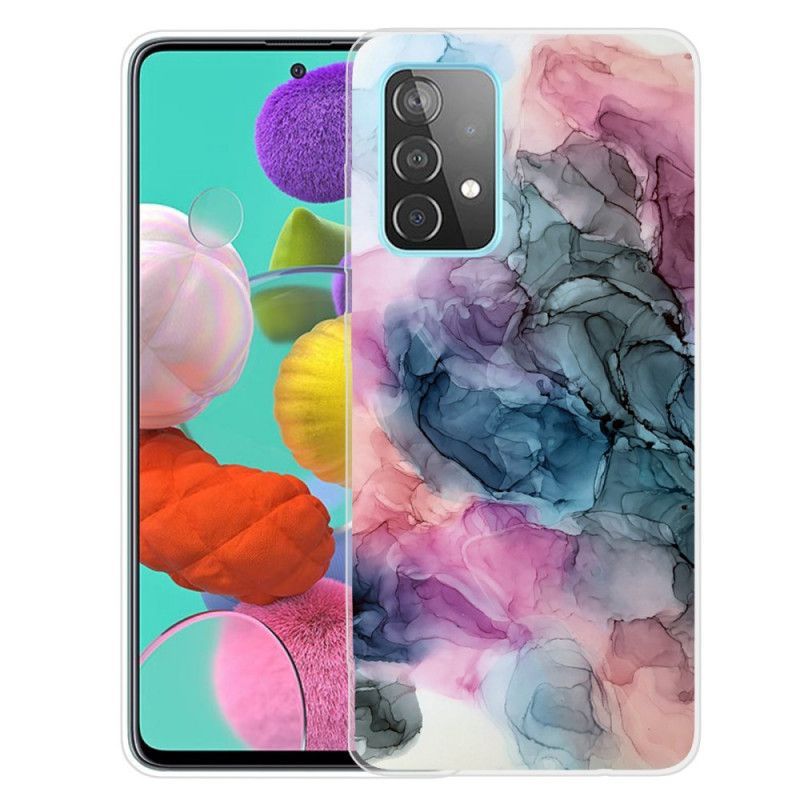 Kryt Na Samsung Galaxy A72 4g / A72 5g Barevný Mramor