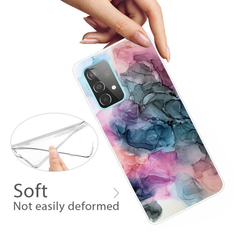 Kryt Na Samsung Galaxy A72 4g / A72 5g Barevný Mramor