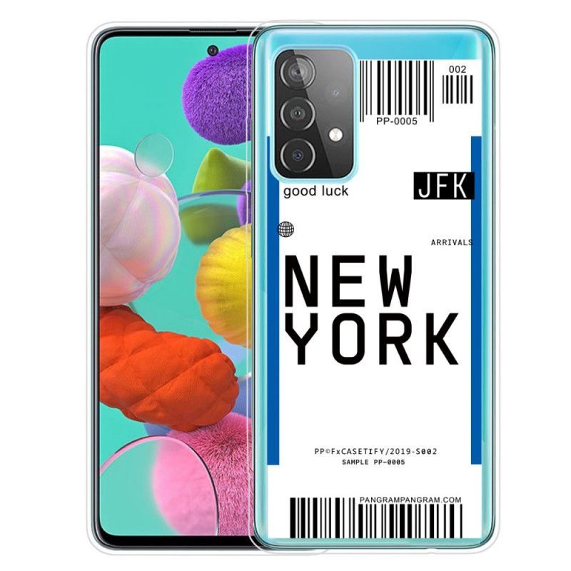 Kryt Na Samsung Galaxy A72 4g / A72 5g Palubní Vstupenka Do New Yorku
