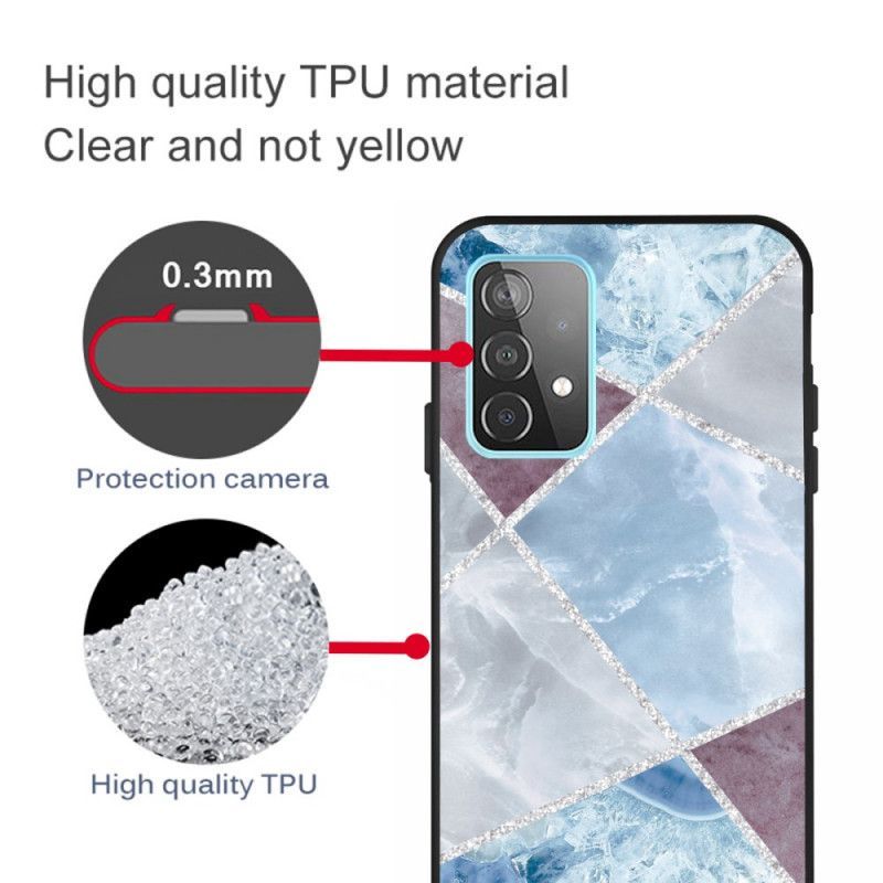Kryt Na Samsung Galaxy A72 4g / A72 5g Třpytivý Mramor