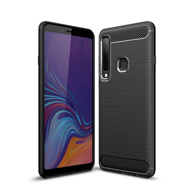 Kryt Na Samsung Galaxy A9 Kartáčované Uhlíkové Vlákno