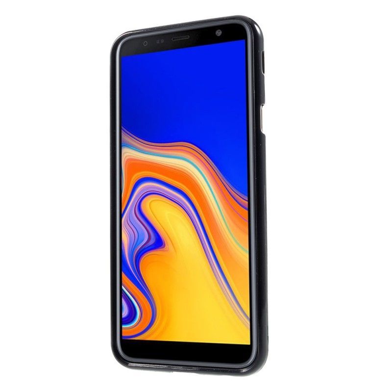 Kryt Na Samsung Galaxy J4 Plus Třpytivý Kovový Efekt Rtuti