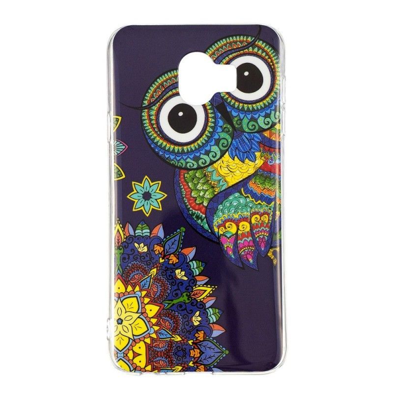 Kryt Na Samsung Galaxy J6 Fluorescenční Mandala Sova