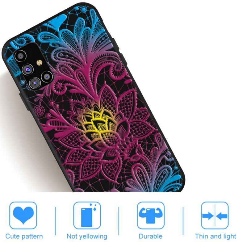 Kryt Na Samsung Galaxy M51 Intenzivní Květinová