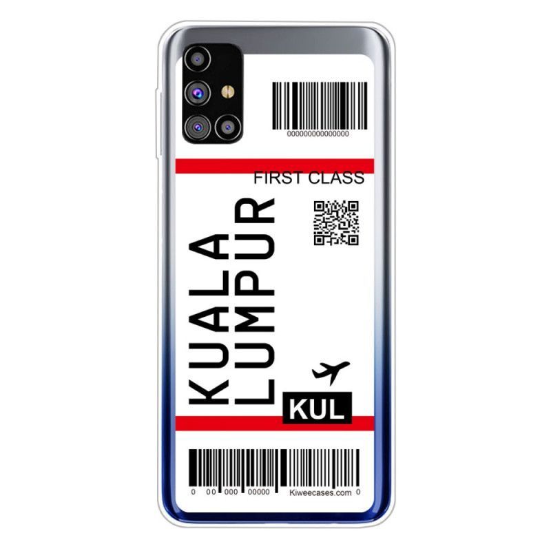 Kryt Na Samsung Galaxy M51 Palubní Vstupenka Do Kuala Lumpur