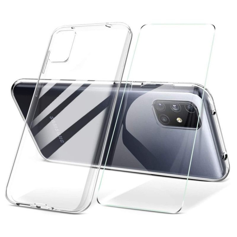 Kryt Na Samsung Galaxy M51 Skořepina A Tvrzené Sklo
