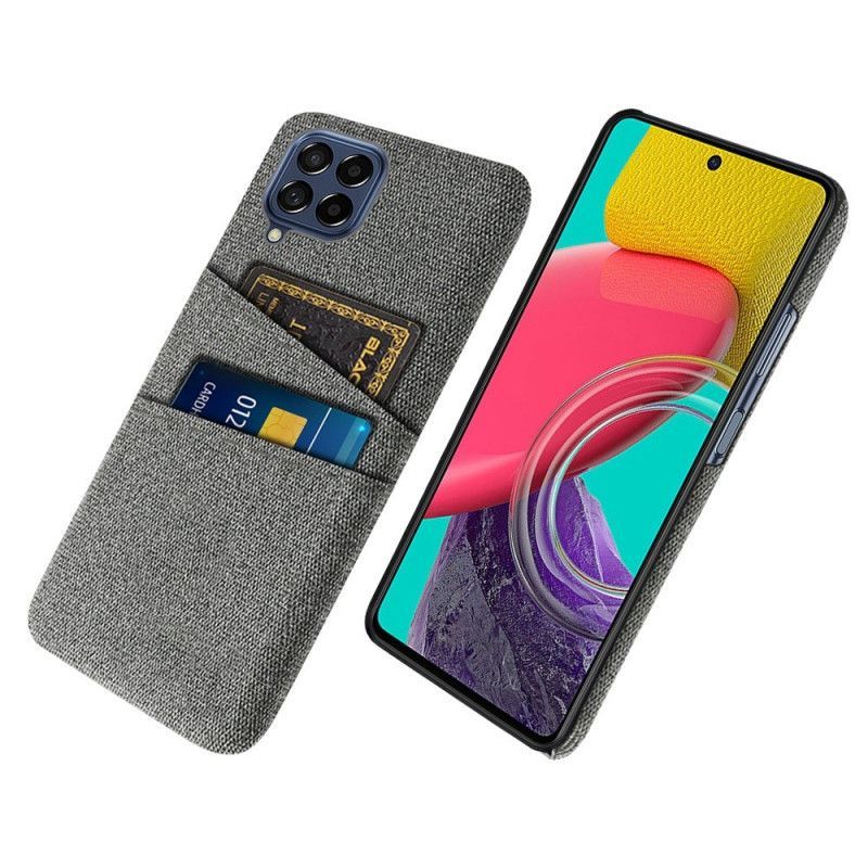 Kryt Na Samsung Galaxy M53 5G Látkový Držák Na Karty