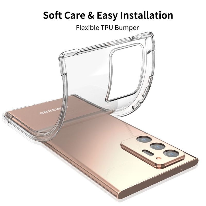 Kryt Na Samsung Galaxy Note 20 Ultra Průhledné Leeu Polštáře