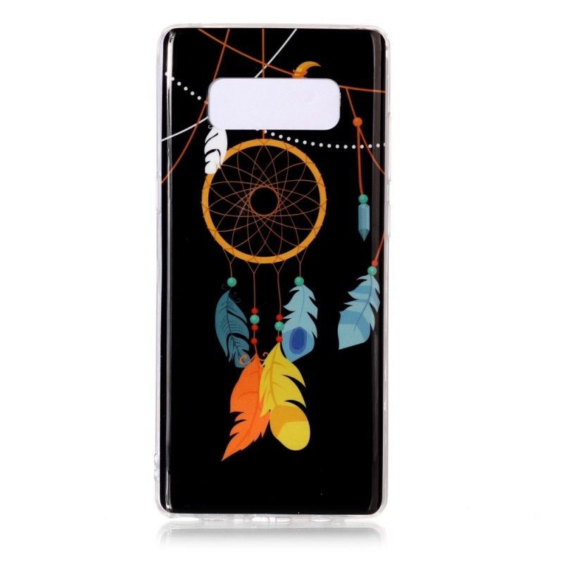 Kryt Na Samsung Galaxy Note 8 Jedinečný Fluorescenční Lapač Snů