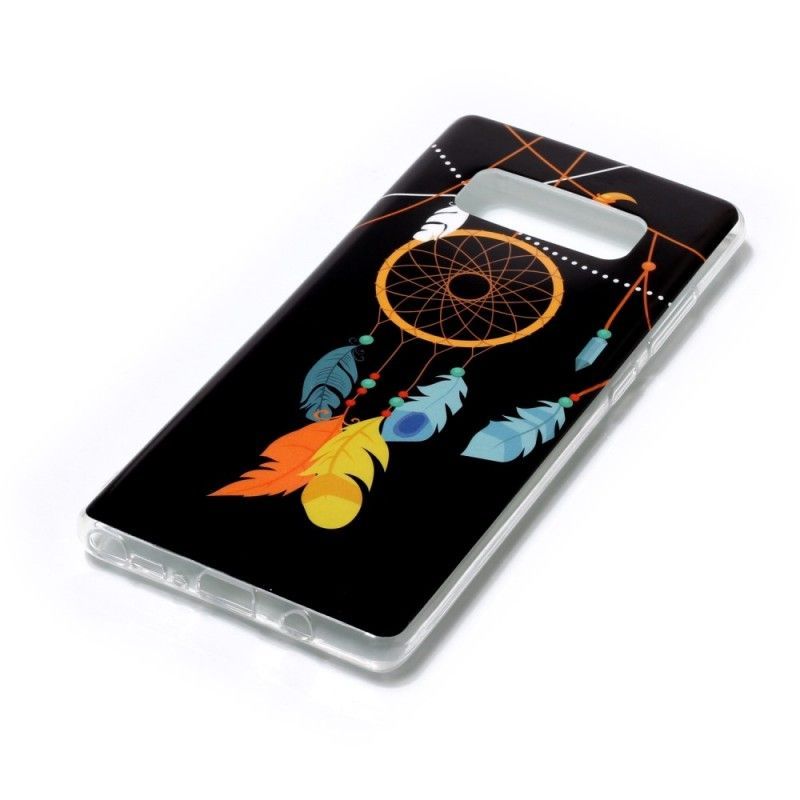 Kryt Na Samsung Galaxy Note 8 Jedinečný Fluorescenční Lapač Snů