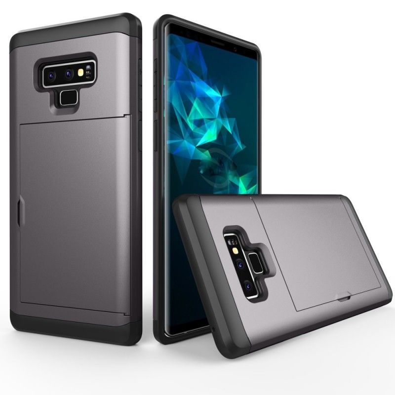 Kryt Na Samsung Galaxy Note 9 Pevný Třpytivý Držák Na Karty