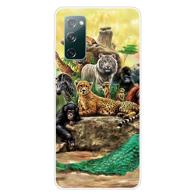 Kryt Na Samsung Galaxy S20 Fe Safari Zvířata