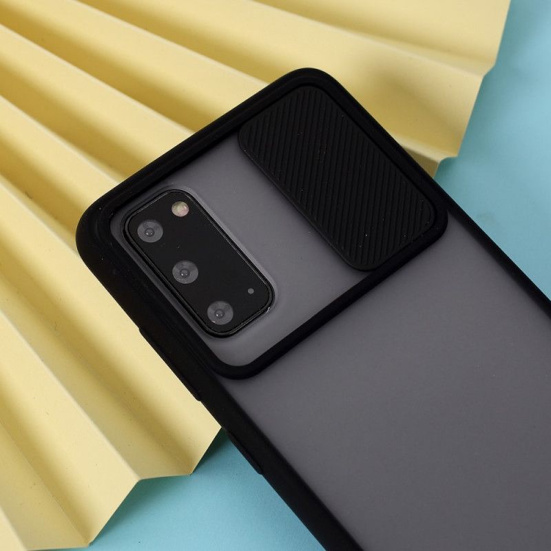 Kryt Na Samsung Galaxy S20 Matný Vačkový Štít A Barevné Okraje