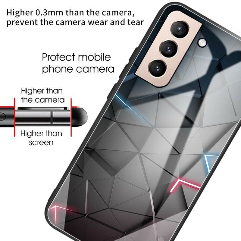 Kryt Na Samsung Galaxy S21 Fe Geometrie Tvrzeného Skla