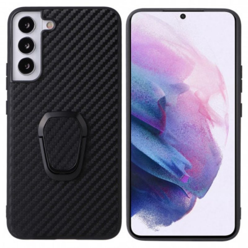 Kryt Na Samsung Galaxy S22 5G Kroužek Z Uhlíkových Vláken