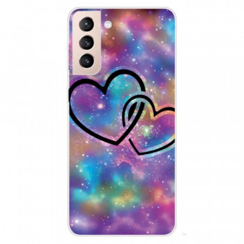 Kryt Na Samsung Galaxy S22 5G Připoutaná Srdce