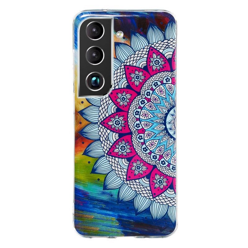 Kryt Na Samsung Galaxy S22 Plus 5G Fluorescenční Květinová Řada