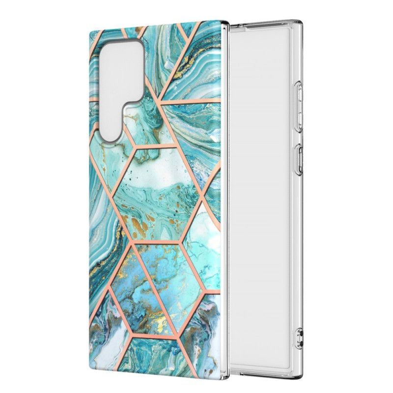 Kryt Na Samsung Galaxy S22 Ultra 5G Ultra Designový Mramor