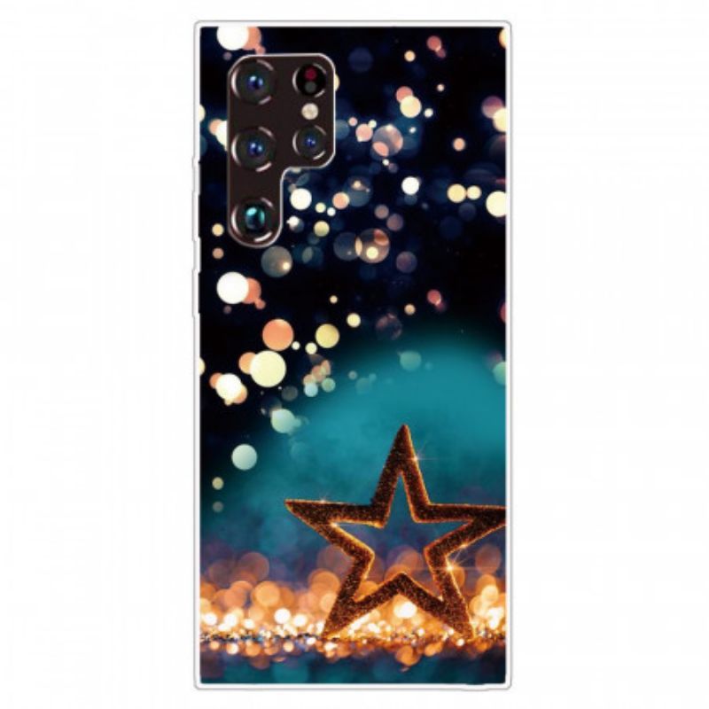 Kryt Na Samsung Galaxy S22 Ultra 5G Flexibilní Hvězda