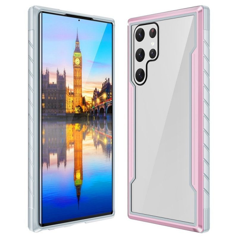 Kryt Na Samsung Galaxy S22 Ultra 5G Slitina Hliníku
