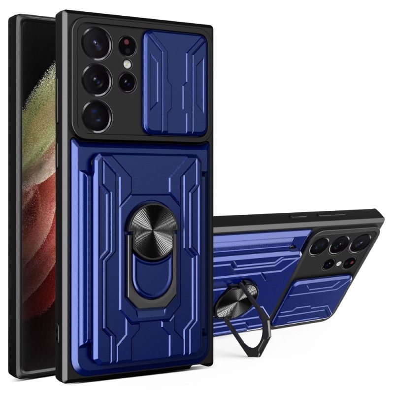 Kryt Na Samsung Galaxy S23 Ultra 5G Kryt Fotoaparátu A Stojan