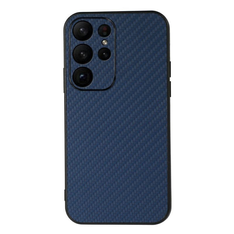 Kryt Na Samsung Galaxy S23 Ultra 5G Klasické Uhlíkové Vlákno
