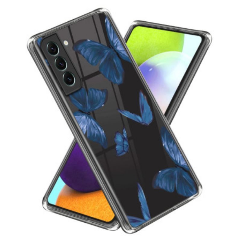 Kryt Na Samsung Galaxy S24 Plus 5g Modrí Motýli