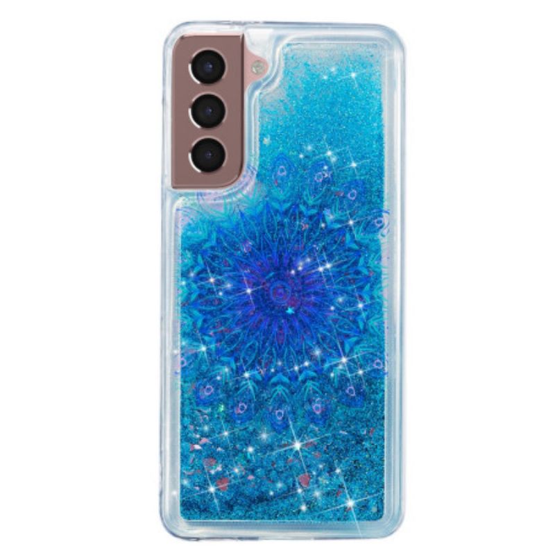 Kryt Na Samsung Galaxy S24 Plus 5g Tekuté Třpytky A Mandala