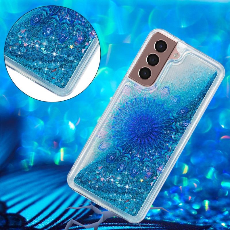 Kryt Na Samsung Galaxy S24 Plus 5g Tekuté Třpytky A Mandala