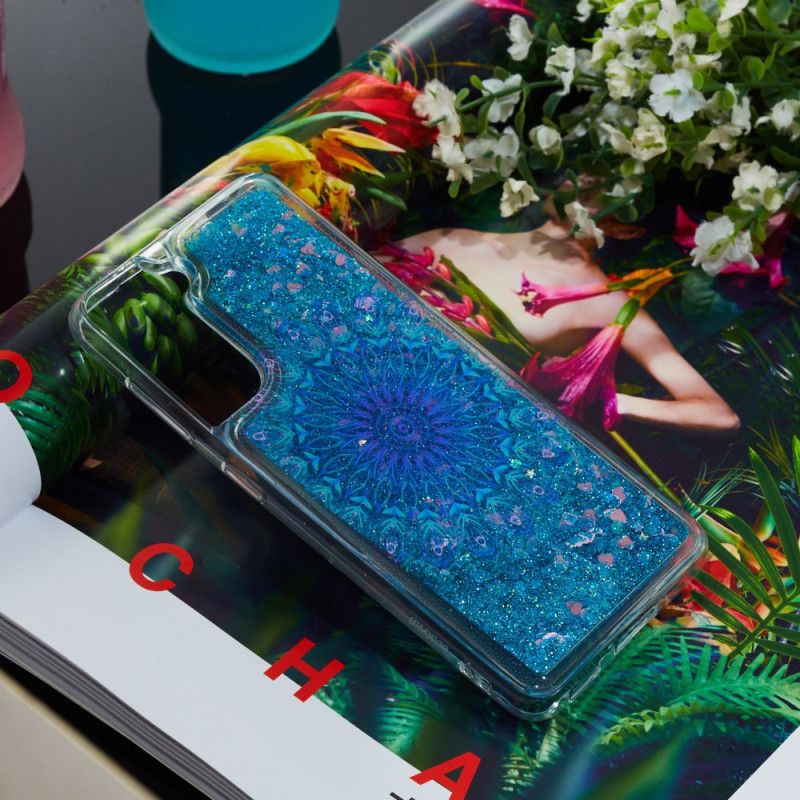 Kryt Na Samsung Galaxy S24 Plus 5g Tekuté Třpytky A Mandala
