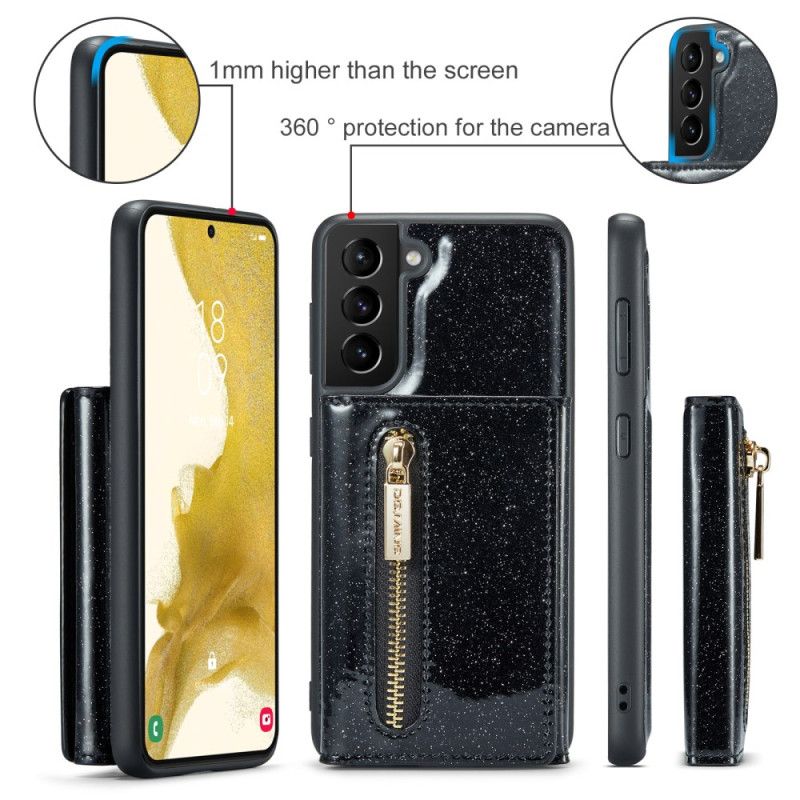 Kryt Na Samsung Galaxy S24 Plus 5g Třpytivá Odnímatelná Peněženka Dg.ming