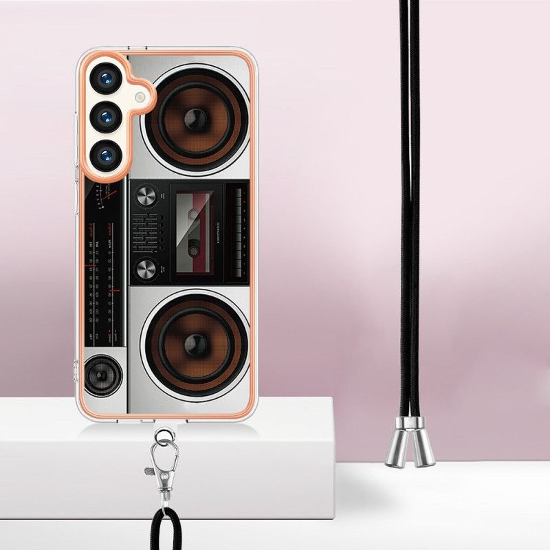 Kryt Na Samsung Galaxy S24 Plus 5g Vintage Rádiový Kabel
