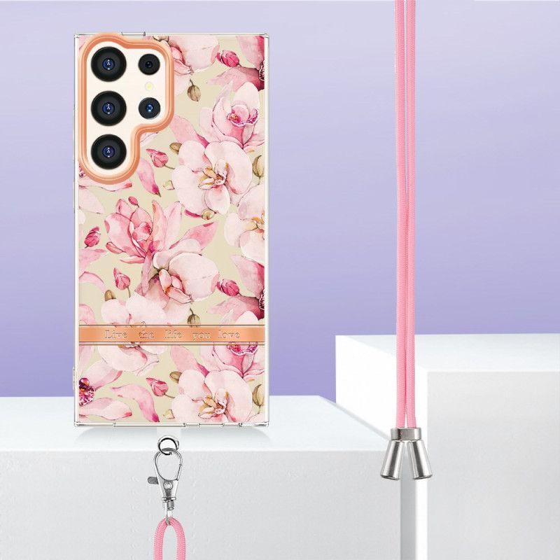 Kryt Na Samsung Galaxy S24 Ultra 5g V Cordon Florale