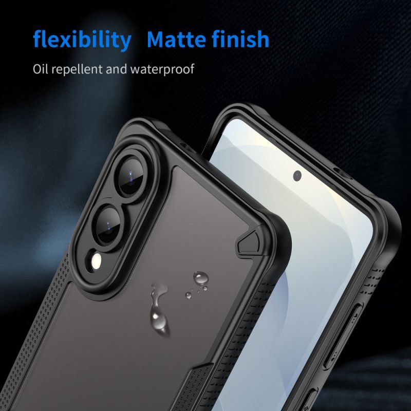 Kryt Na Samsung Galaxy S25 5g Edge Kartáčovaný Průsvitný Povrch