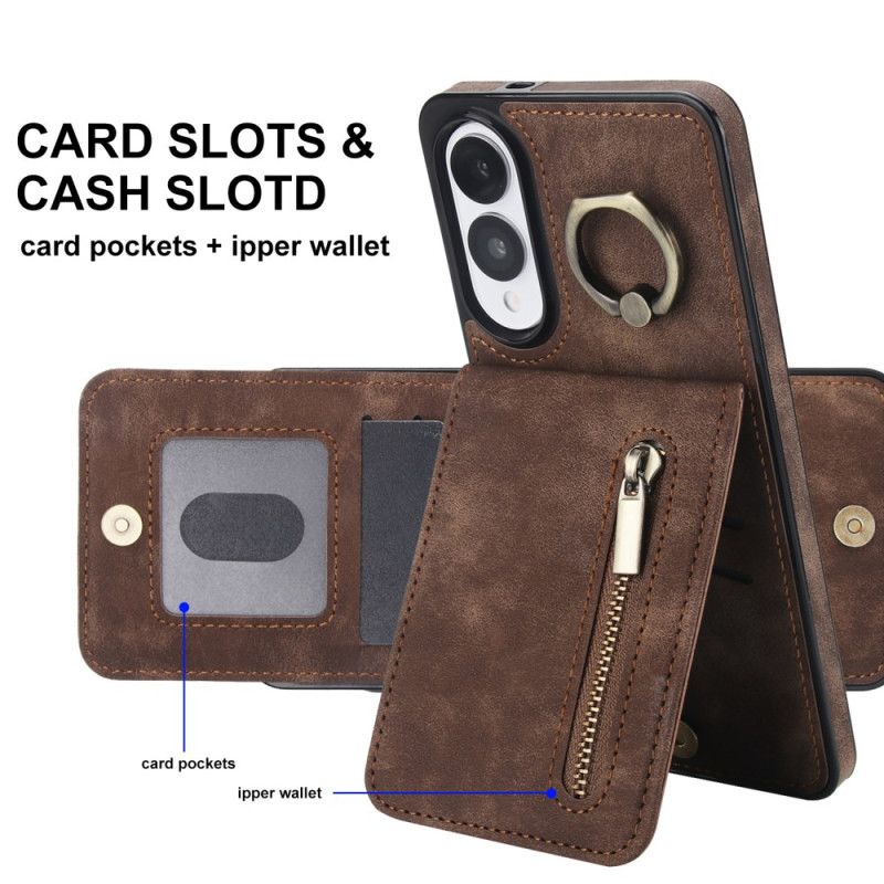 Kryt Na Samsung Galaxy S25 5g Edge Peněženka Na Zip A Technologie Rfid