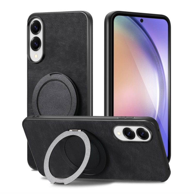 Kryt Na Samsung Galaxy S25 5g Edge Semišový Efekt S Otočným Stojánkem O