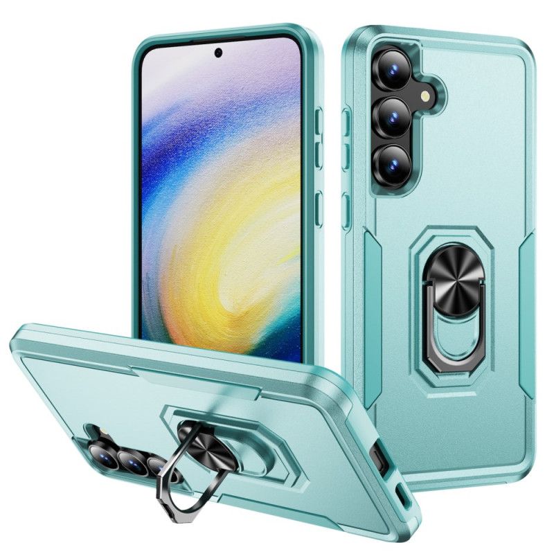 Kryt Na Samsung Galaxy S25 Fe Držák Na Prsten S Kovovým Efektem