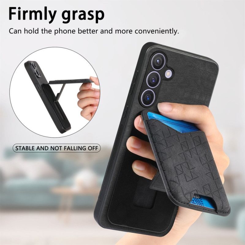 Kryt Na Samsung Galaxy S25 Plus 5g S Pouzdrem Na Karty A Stojánkem