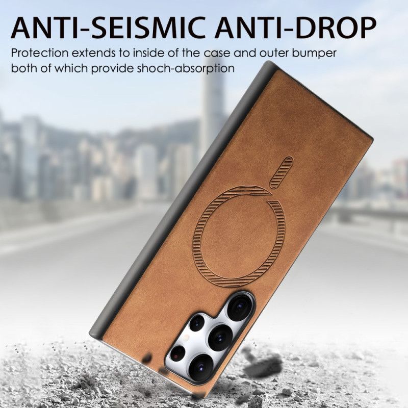 Kryt Na Samsung Galaxy S25 Ultra 5g Kompatibilní S Vintage Magsafe