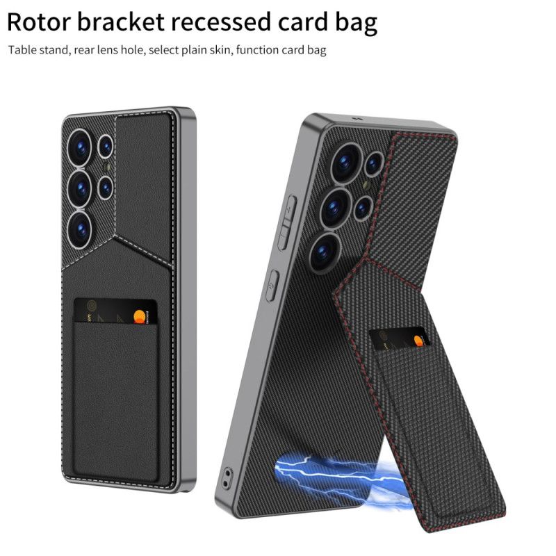 Kryt Na Samsung Galaxy S25 Ultra 5g Pouzdro Na Karty A Stojánek Gkk