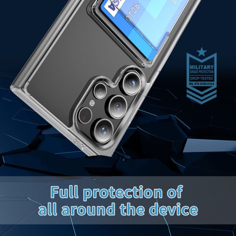 Kryt Na Samsung Galaxy S25 Ultra 5g Průhledný S Držákem Na Karty