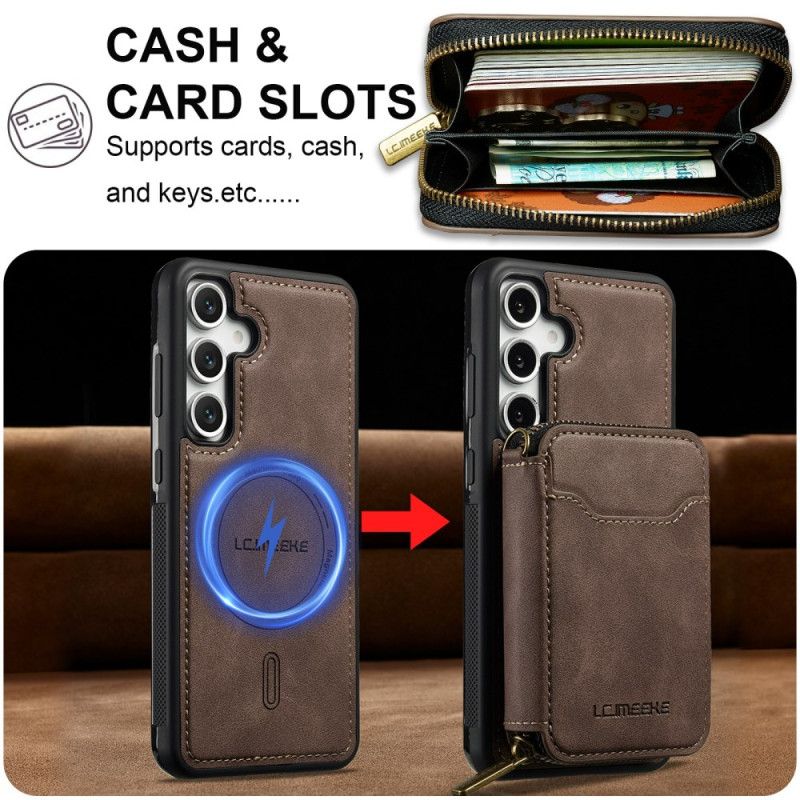 Kryt Na Samsung Galaxy S26 Odnímatelná Magnetická Peněženka Lc.imeeke