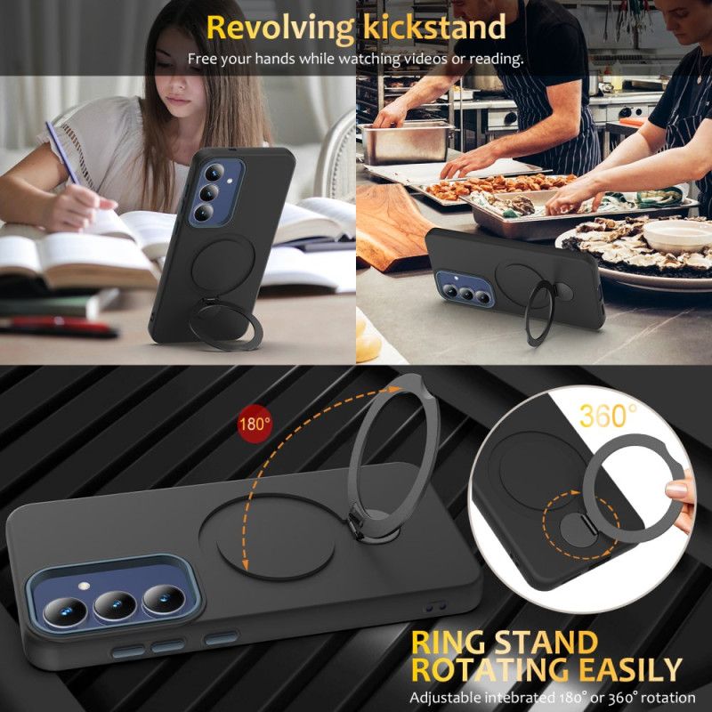 Kryt Na Samsung Galaxy S26 Plus Magnetické S Otočným Kroužkem A Stojánkem